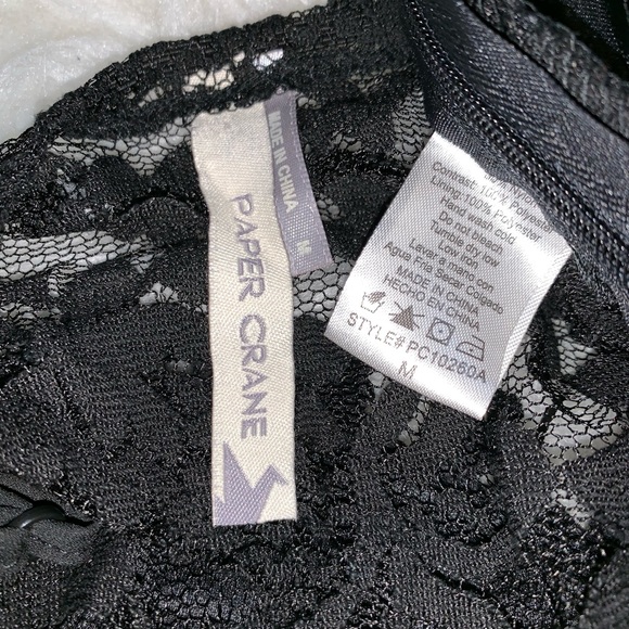 Paper Crane lace crop top or bralette - Picture 7 of 7